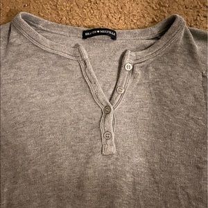 Grey Brandy Melville Long Sleeve